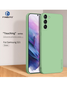 Cover Galaxy S21 5G TPU+PC Antiurto Verde | Melacompro 2