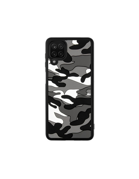 Cover Galaxy A12 5G Silicone Arancione Nero | Melacompro