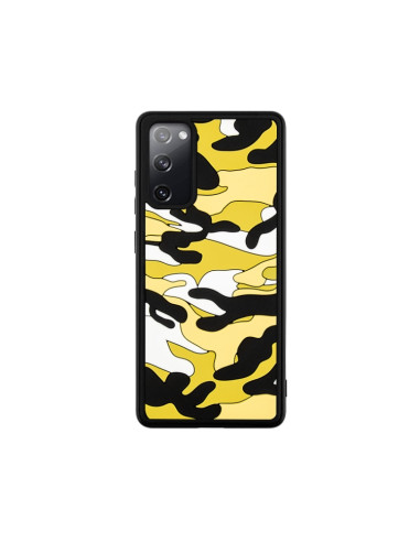 Cover Galaxy S20 FE Silicone Blu Mimetico Giallo | Melacompro