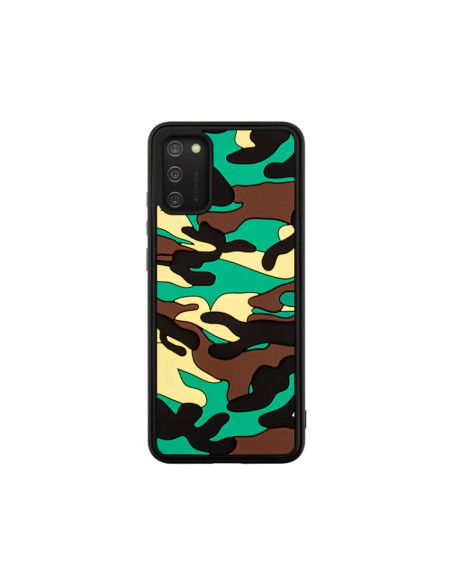Cover Galaxy A02s Silicone Arancione Verde | Melacompro
