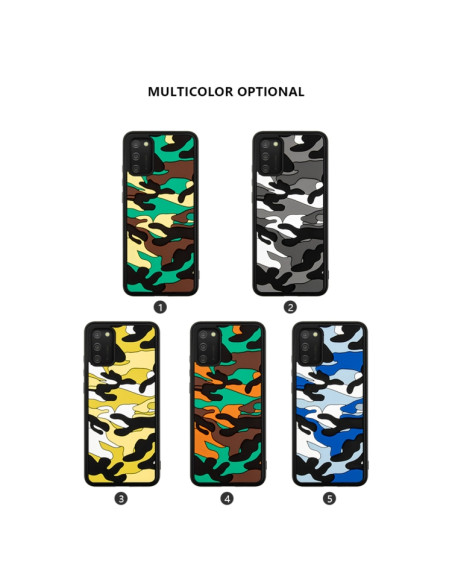 Cover Galaxy A02s Silicone Arancione Verde | Melacompro