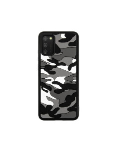 Cover Galaxy A02s Silicone Antiurto Arancione Nero