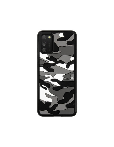 Cover Galaxy A02s Silicone Arancione Nero | Melacompro
