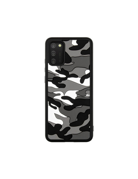 Cover Galaxy A02s Silicone Arancione Nero | Melacompro