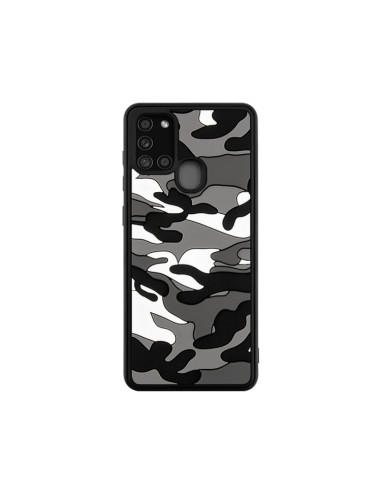 Cover Galaxy A21s Silicone Arancione Nero | Melacompro