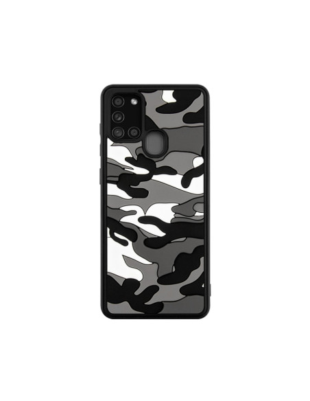 Cover Galaxy A21s Silicone Arancione Nero | Melacompro