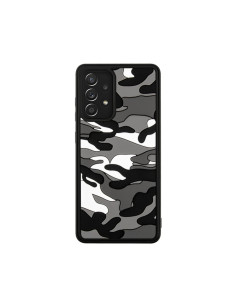 Cover Galaxy A52 Silicone Mimetico Nuvole Blu Nero