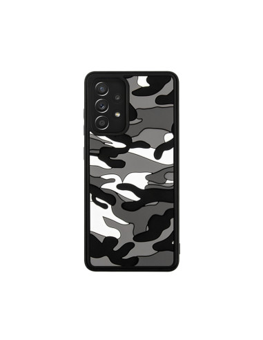 Cover Galaxy A52 Silicone Mimetico Blu Nero | Melacompro