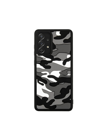 Cover Galaxy A52 Silicone Mimetico Blu Nero | Melacompro