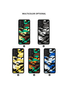 Cover Galaxy A52 Silicone Mimetico Blu Nero | Melacompro 2