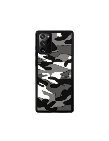 Cover Galaxy Note 20 Silicone Arancione Nero | Melacompro