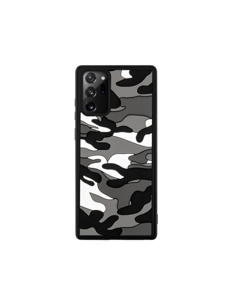 Cover Galaxy Note 20 Silicone Arancione Nero | Melacompro