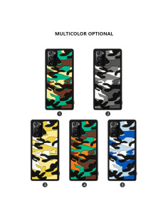 Cover Galaxy Note 20 Silicone Arancione Nero | Melacompro 2