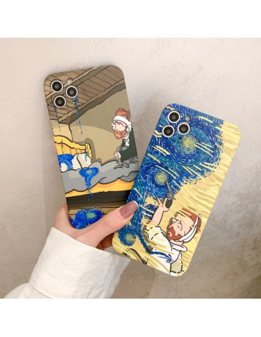 Cover iPhone 11 Pro Max TPU Pittura a Olio | Melacompro