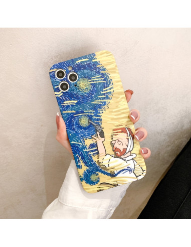 Cover iPhone 11 Pro Max TPU Pittura a Olio | Melacompro