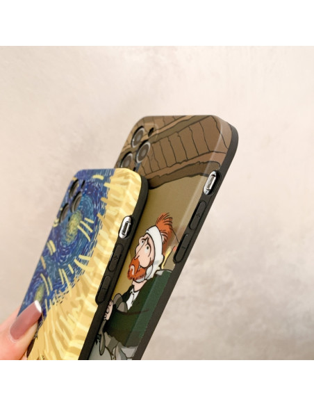 Cover iPhone 11 Pro Max TPU Pittura a Olio | Melacompro