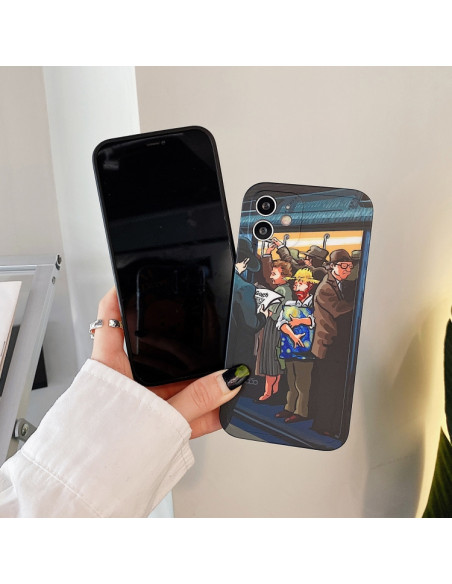 Cover iPhone 11 Pro Max TPU Pittura a Olio | Melacompro