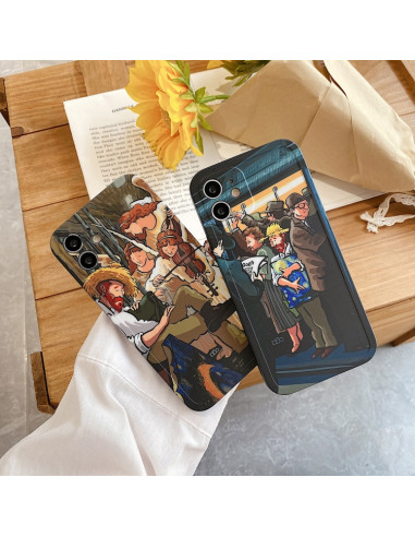 Cover iPhone 11 Pro Max TPU Pittura a Olio | Melacompro