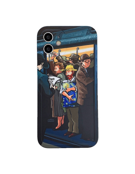 Cover iPhone 11 Pro Max TPU Pittura a Olio | Melacompro