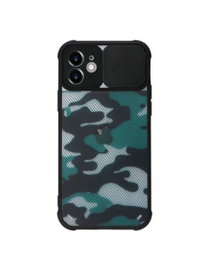 Cover iPhone 13 Pro Max TPU Marmo Nero Verde