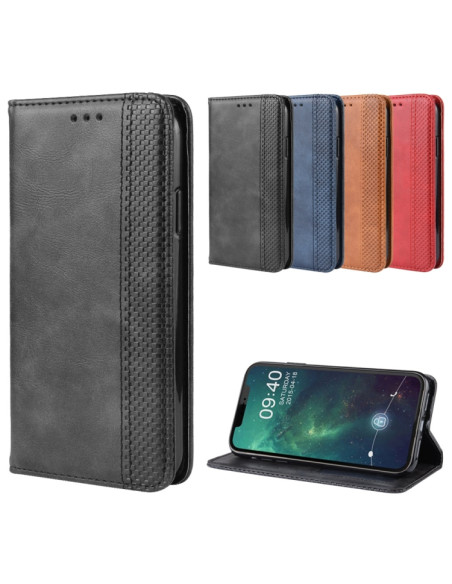 Cover iPhone 11 Pelle PU Marrone Libro Nero | Melacompro