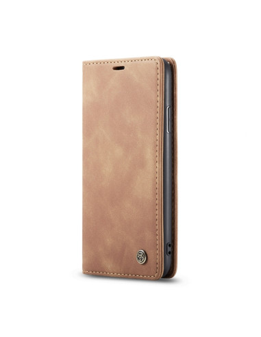 Cover iPhone 11 Pelle Portafoglio Marrone | Melacompro