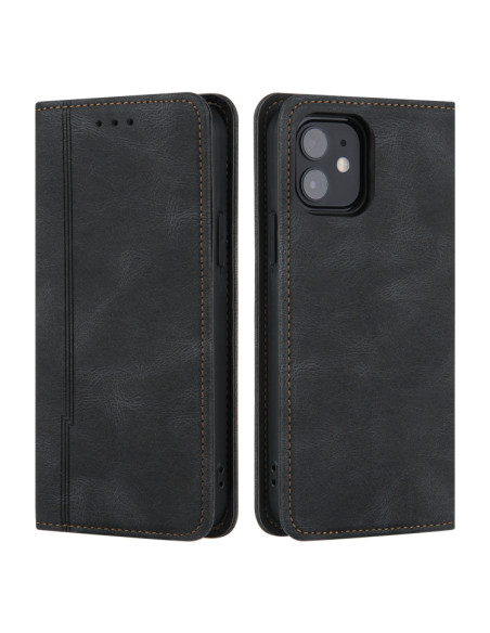 Cover iPhone 11 Pro Pelle Magnetica Nero | Melacompro