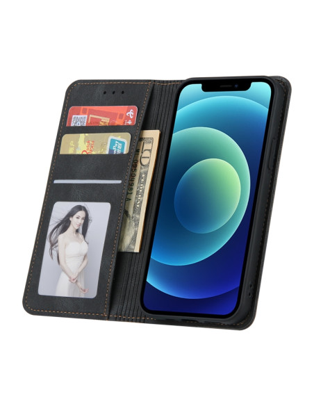 Cover iPhone 11 Pro Pelle Magnetica Nero | Melacompro