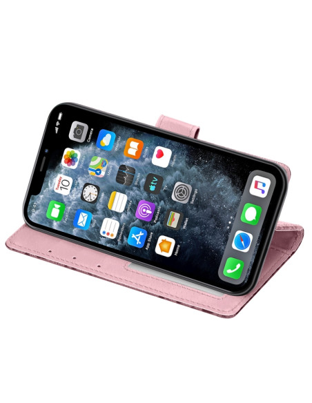 Cover iPhone 11 Pro Max Leopardato Oro Rosa Rose Oro | Melacompro