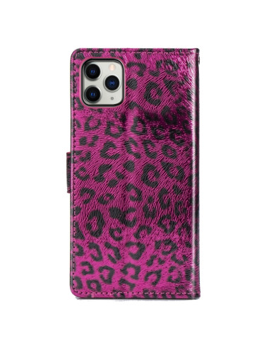 Cover iPhone 11 Pro Max Leopardato Oro Rosa Magenta | Melacompro