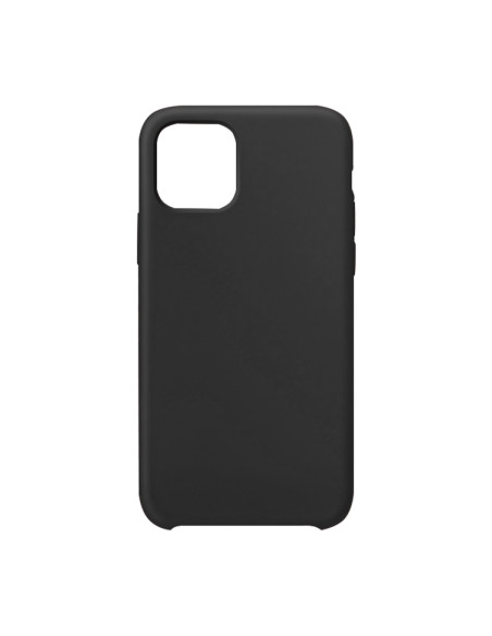 Cover iPhone 12 Silicone Liquido Nero | Melacompro