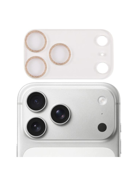 Protezione Fotocamera iPhone 17 Pro Max Vetro Temperato Oro | Melacompro