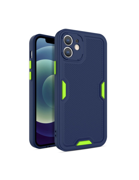 Cover iPhone 12 Pro Max TPU Rosso Dark Blu | Melacompro