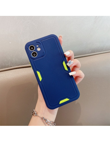 Cover iPhone 12 Pro Max TPU Rosso Dark Blu | Melacompro