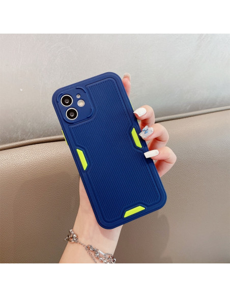 Cover iPhone 12 Pro Max TPU Rosso Dark Blu | Melacompro