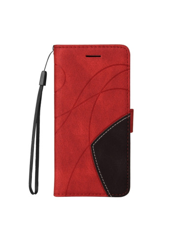 Cover iPhone 11 Pelle PU Marrone Libro Rosso | Melacompro