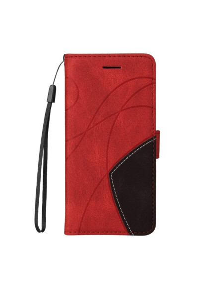 Cover iPhone 11 Pelle PU Marrone Libro Rosso | Melacompro