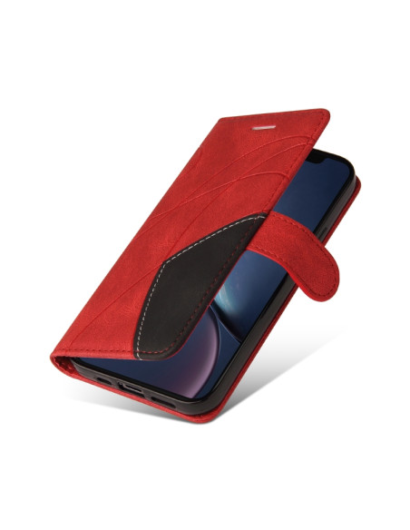 Cover iPhone 11 Pelle PU Marrone Libro Rosso | Melacompro