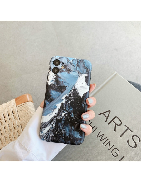 Cover iPhone 12 TPU Montagna Innevata | Melacompro