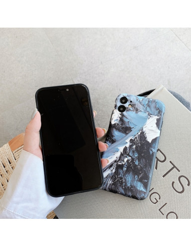 Cover iPhone 12 TPU Montagna Innevata | Melacompro