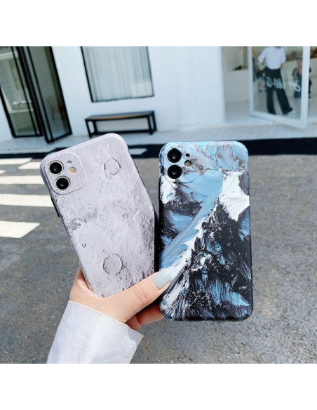 Cover iPhone 12 TPU Montagna Innevata | Melacompro