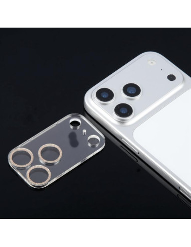 Protezione Fotocamera iPhone 17 Pro Max Vetro Temperato Oro | Melacompro