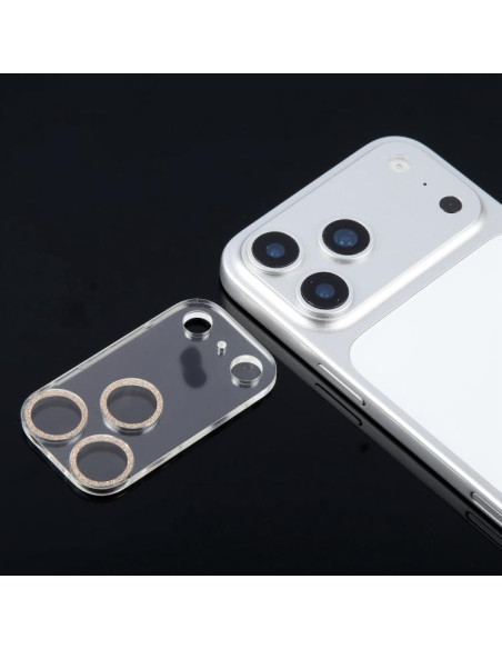 Protezione Fotocamera iPhone 17 Pro Max Vetro Temperato Oro | Melacompro