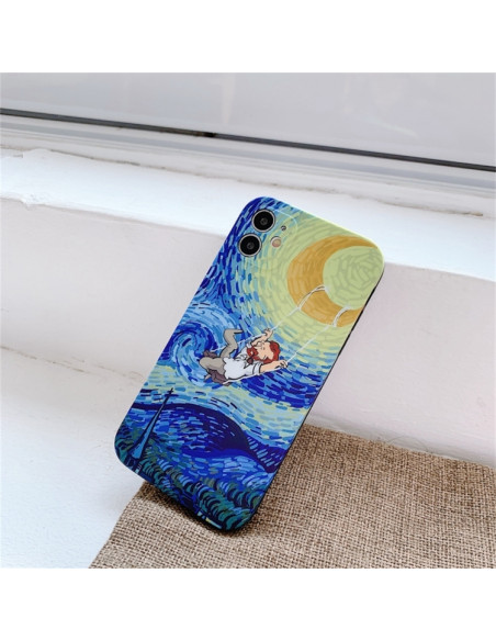 Cover iPhone 12 TPU Antiurto Cielo Stellato | Melacompro