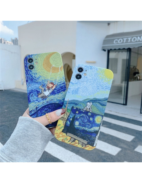 Cover iPhone 12 TPU Antiurto Cielo Stellato | Melacompro