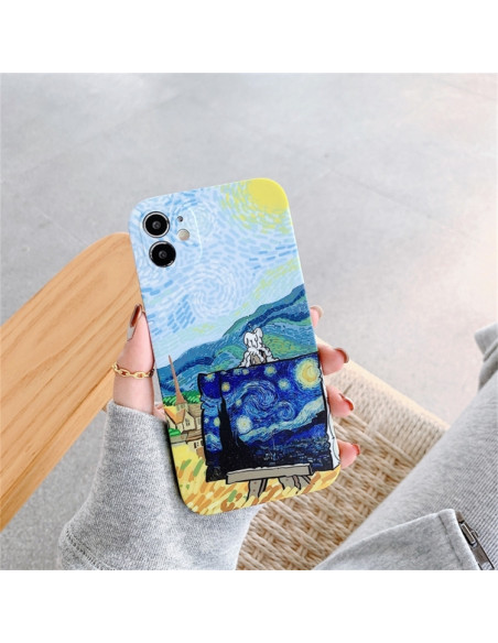 Cover iPhone 12 TPU Antiurto Disegno Rurale | Melacompro