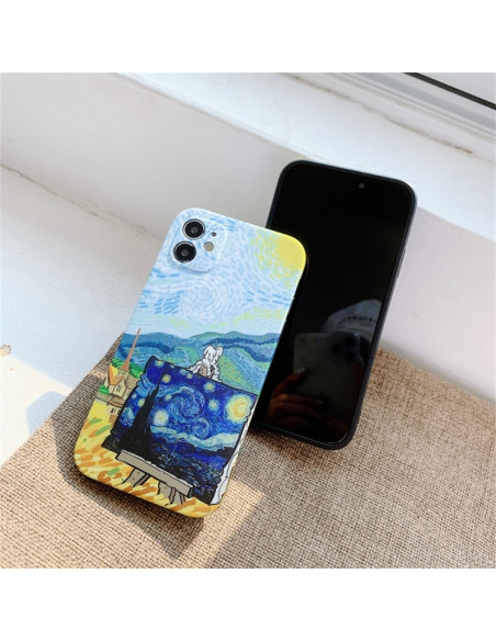 Cover iPhone 12 TPU Antiurto Disegno Rurale | Melacompro