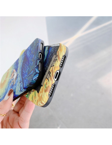 Cover iPhone 12 TPU Antiurto Disegno Rurale | Melacompro