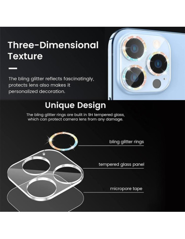 Protezione Fotocamera iPhone 17 Pro Max Vetro Temperato Oro | Melacompro