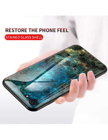 Cover iPhone SE 2020 TPU Mostro Marrone Nero | Melacompro